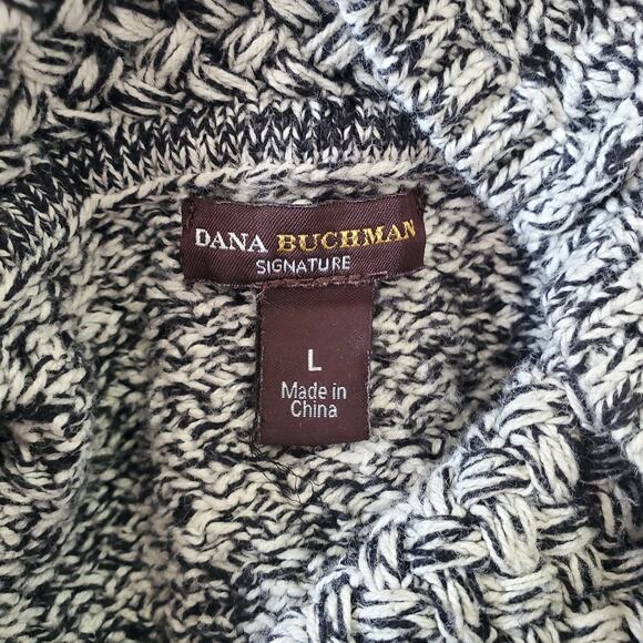 Dana Buchman Signature Gray Turtleneck Sweater Size L - Picture 6 of 6
